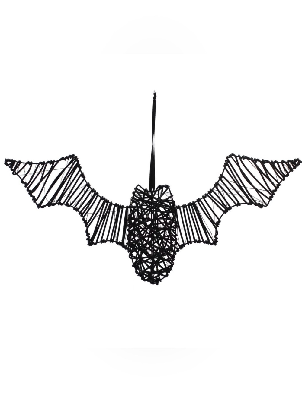 Celebrate Together™ plastic wicker Hanging Bat LED Halloween wall  Decor  new